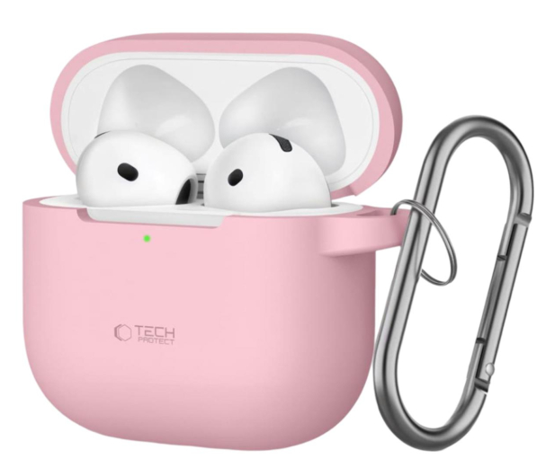 Tech-Protect Silicone Hook do Apple AirPods 4. generacji Dusty Pink - 1296602 - zdjęcie